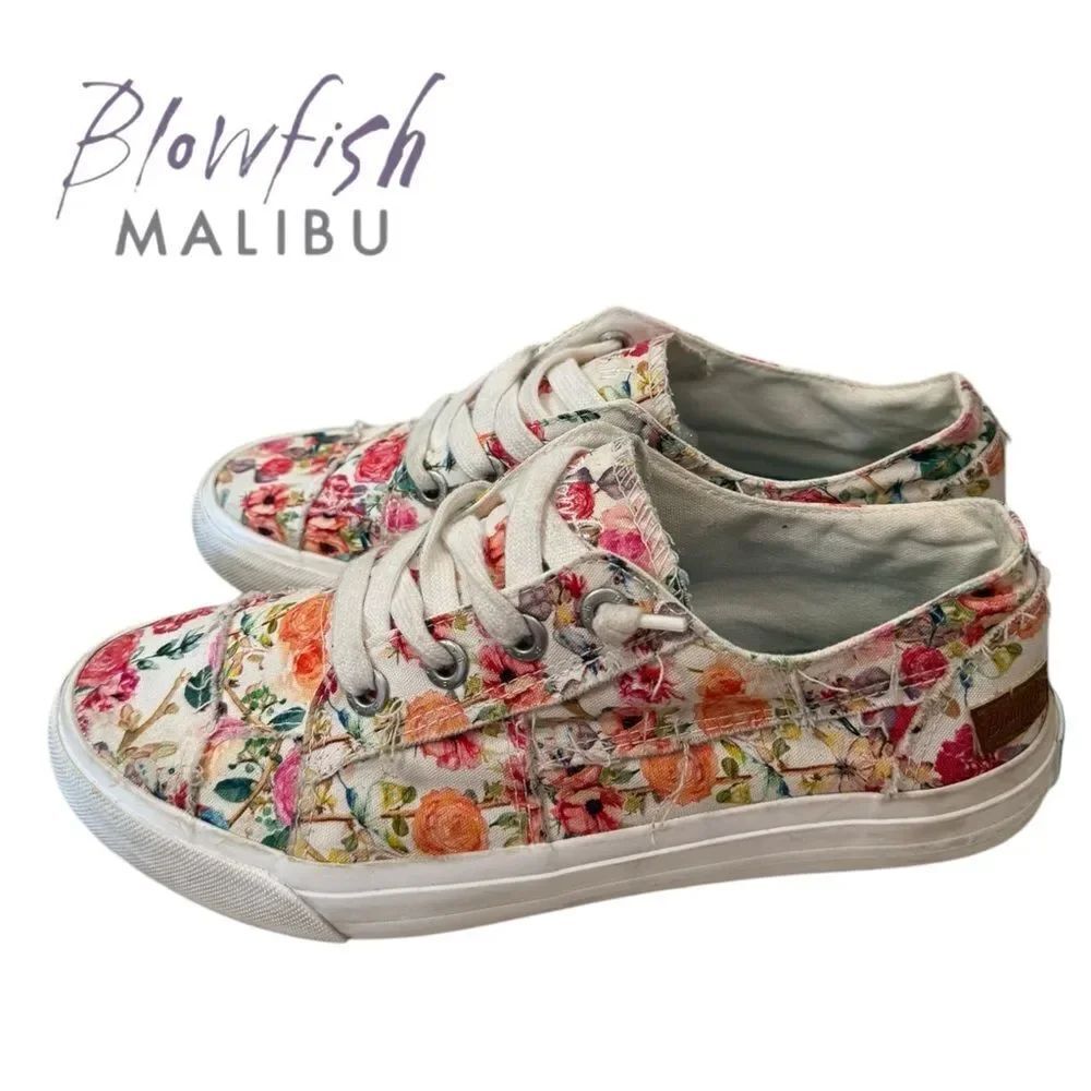 Blowfish Malibu Maxine Flowerfest Slip-on Sneakers 8.5